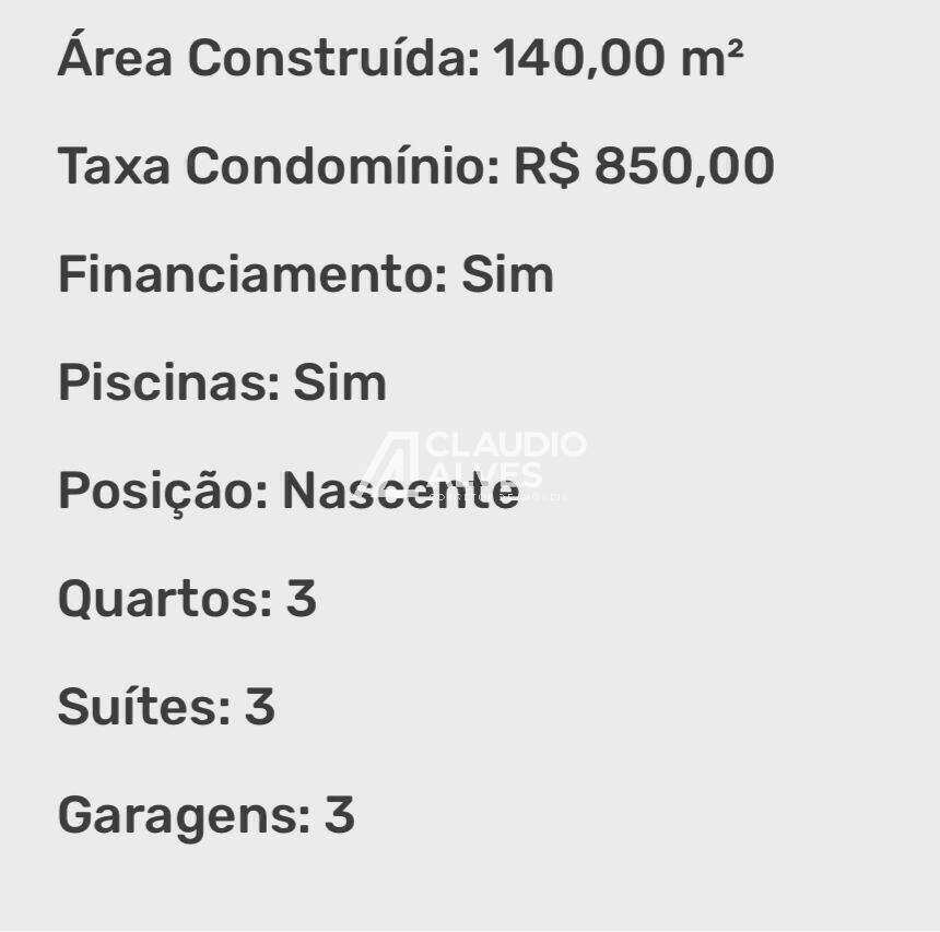 Apartamento à venda com 3 quartos, 140m² - Foto 9