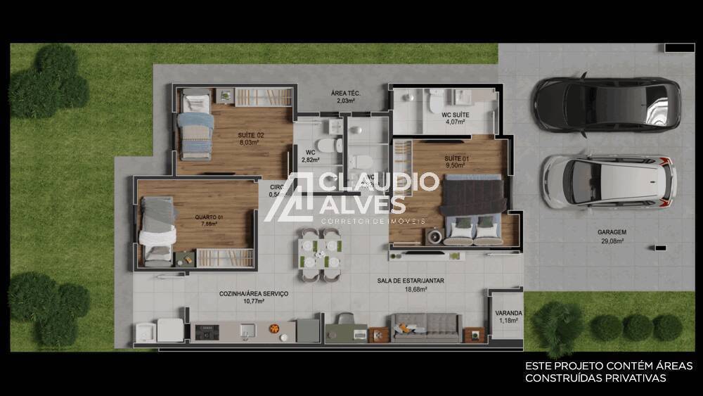 Casa de Condomínio à venda com 3 quartos, 59m² - Foto 34